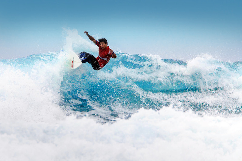 Surfing at Boardmasters 2014