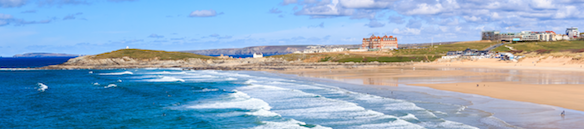 Fistral Beach is a critically acclaimed beach in Newquay, Cornwall