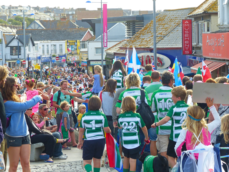 Newquay Carnival in full swing