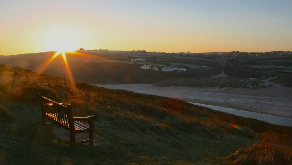 Pentire Headland is a beautiful spot to sit back and enjoy the coast