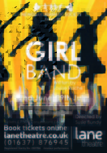 Girl Band at Lane Theatre Newquay - A Newquay Dramatic Society production