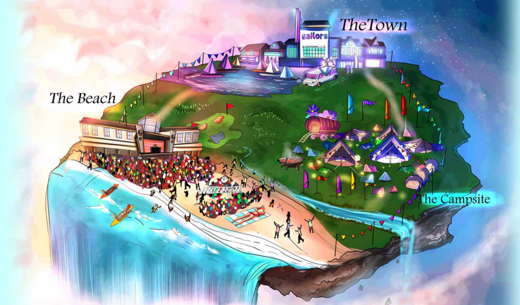 bedouin beach club map
