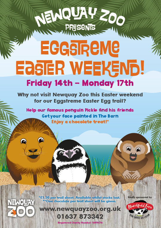 Easter Fun at Newquay Zoo - 14th - 17th April 2017
