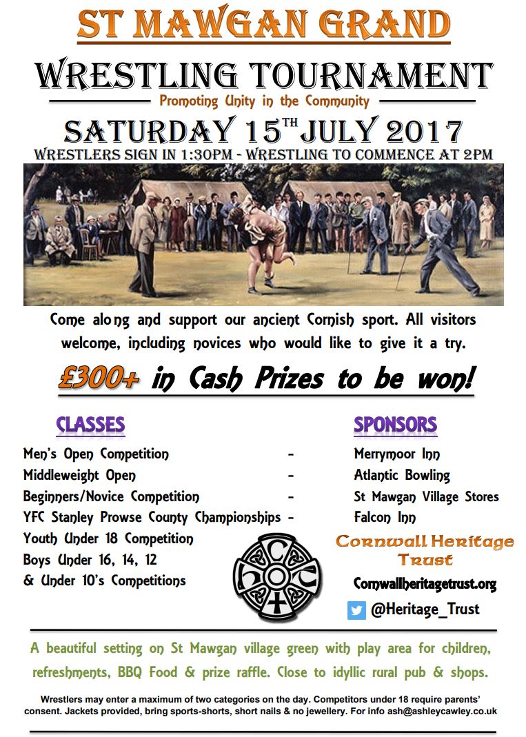 St Mawgan Wrestling Competition near Newquay - 15th July 2017