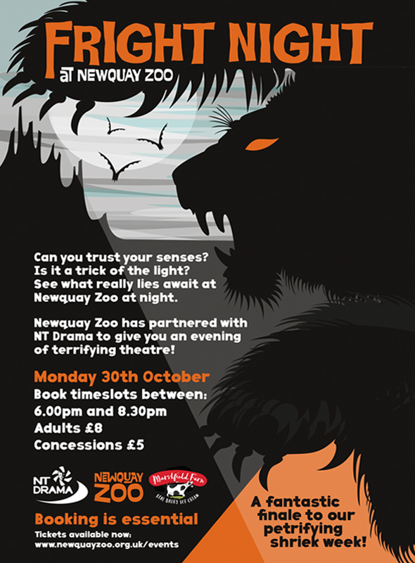 Fright Night at Newquay zoo this Halloween