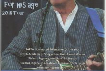 Richard Digance is due to perform at Newuay's Lane Theatre live on Thursday 24th May 2018