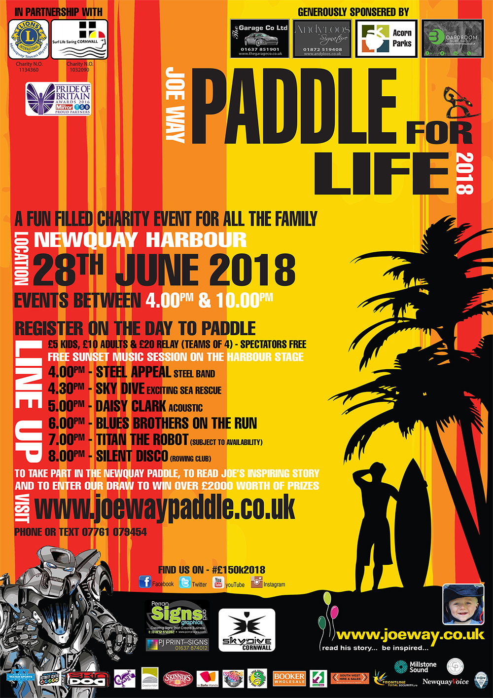 The fun filled event is in memory of Newquay boy Joe who sadly lost his life in 2008