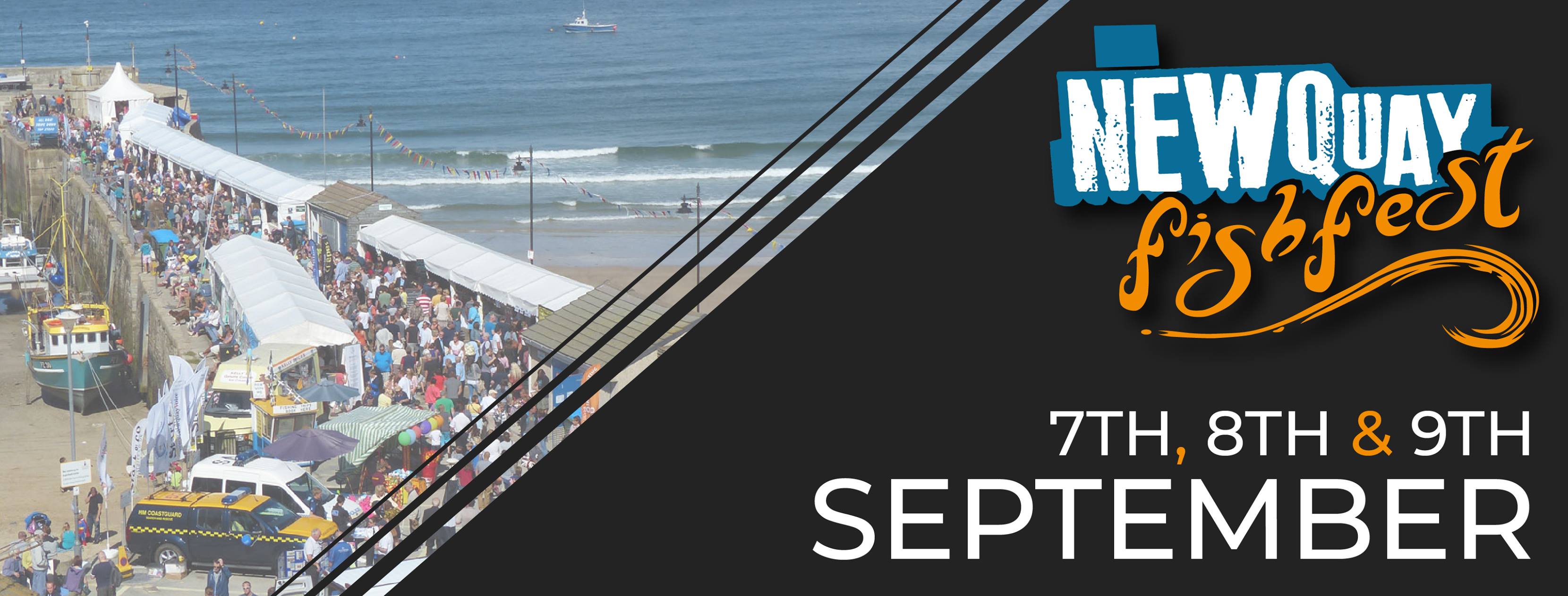 Newquay Fish Festival 2018 returns to the harbour. Featuring live cooking demonstrations, food stalls, live music and much more!